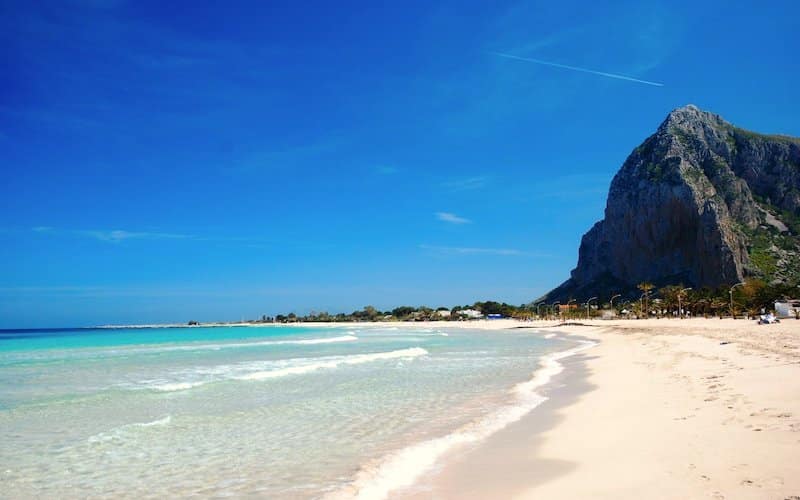 Plage de San Vito Lo Capo en Sicile