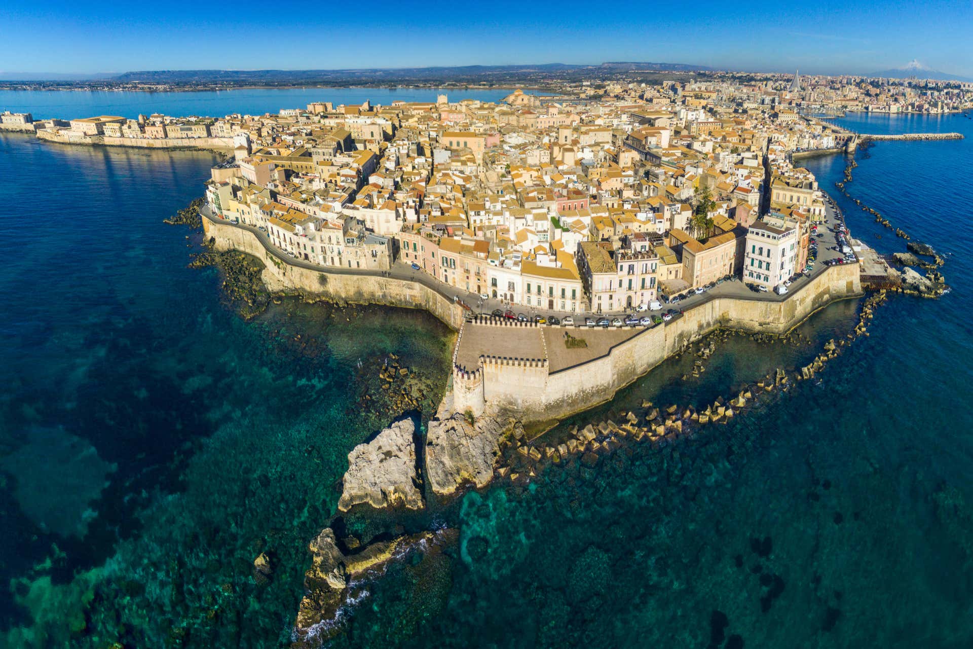 Île d'Ortigia à Syracuse